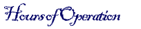 hours of operation